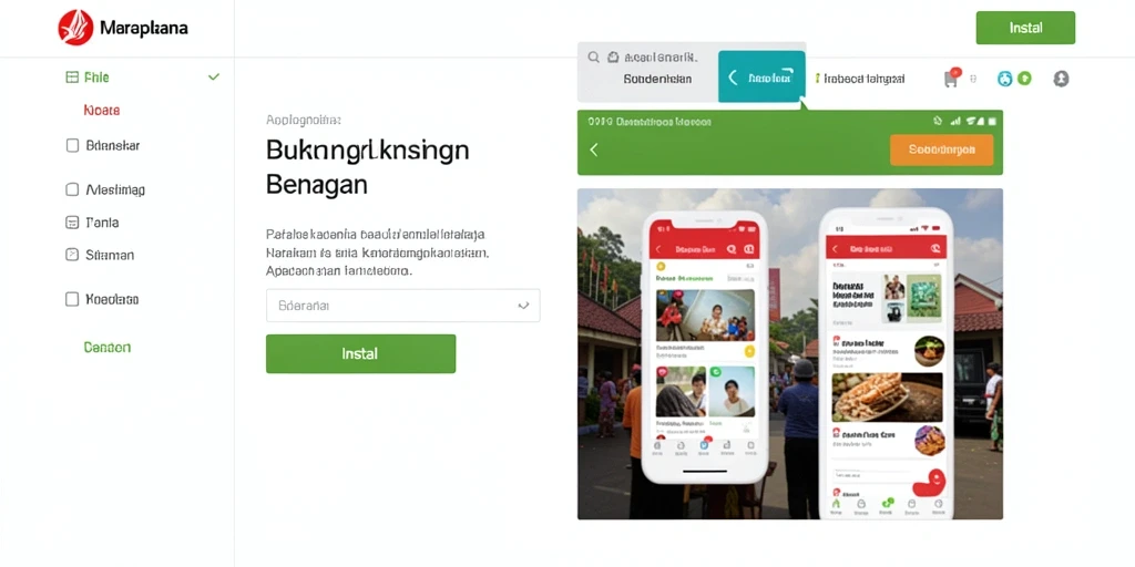 Tampilan antarmuka yang intuitif dan menarik.