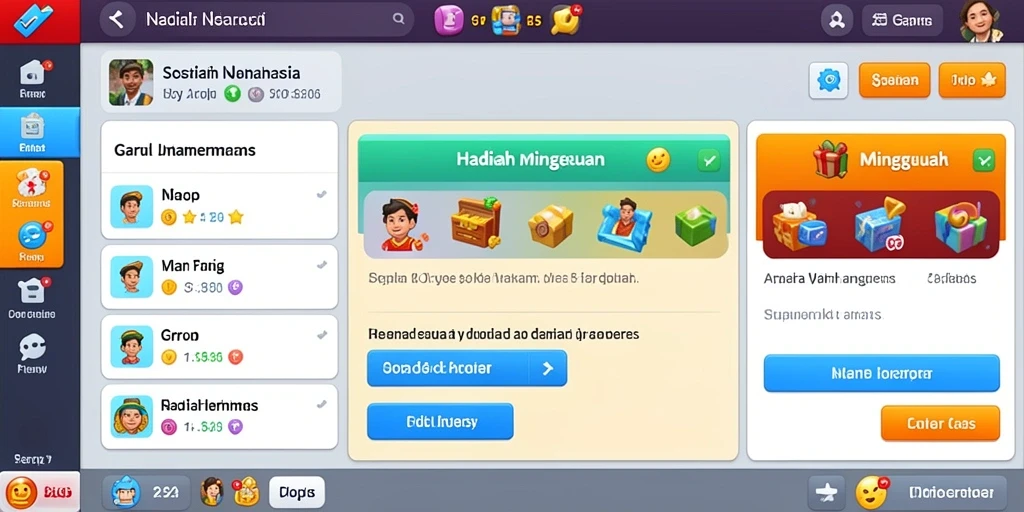 Tampilan awal yang menarik dan mudah dinavigasi.