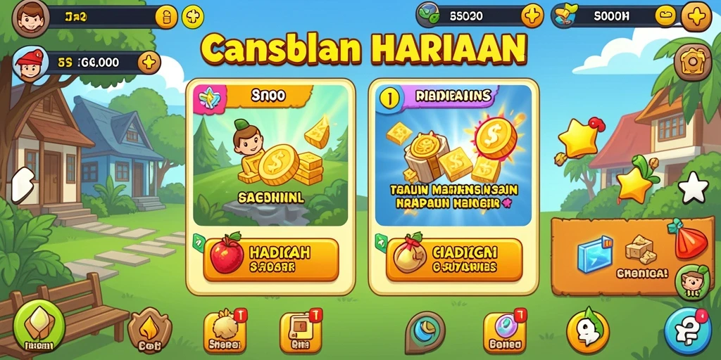 Tampilan utama yang menarik perhatian.