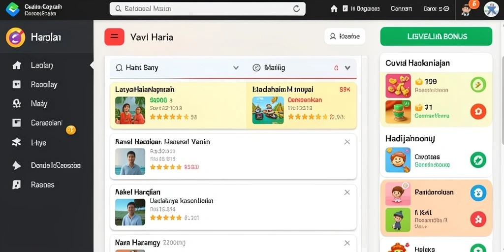 Tampilan antarmuka yang intuitif dan mudah dipahami.